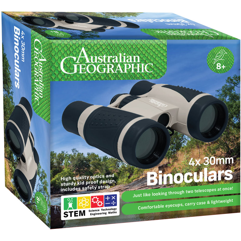 Australian Geographic Value Pack - 4x 30mm Binoculars & Digital Walkie Talkies