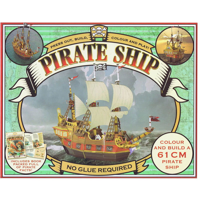 Top That Press Out and Build Value Pack - Pirate Ship & Human Skeleton