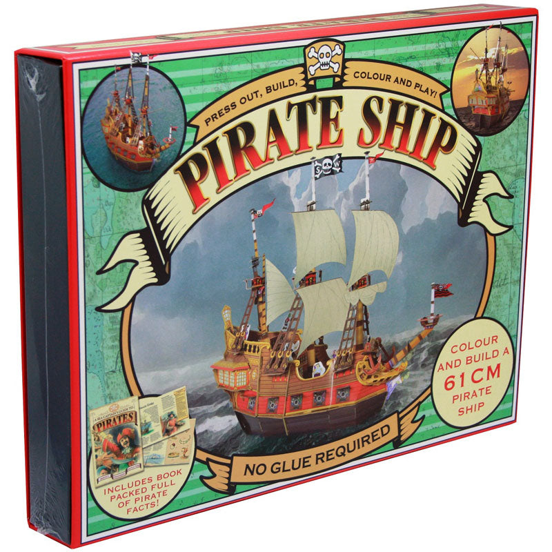 Top That Press Out and Build Value Pack - Pirate Ship & Human Skeleton