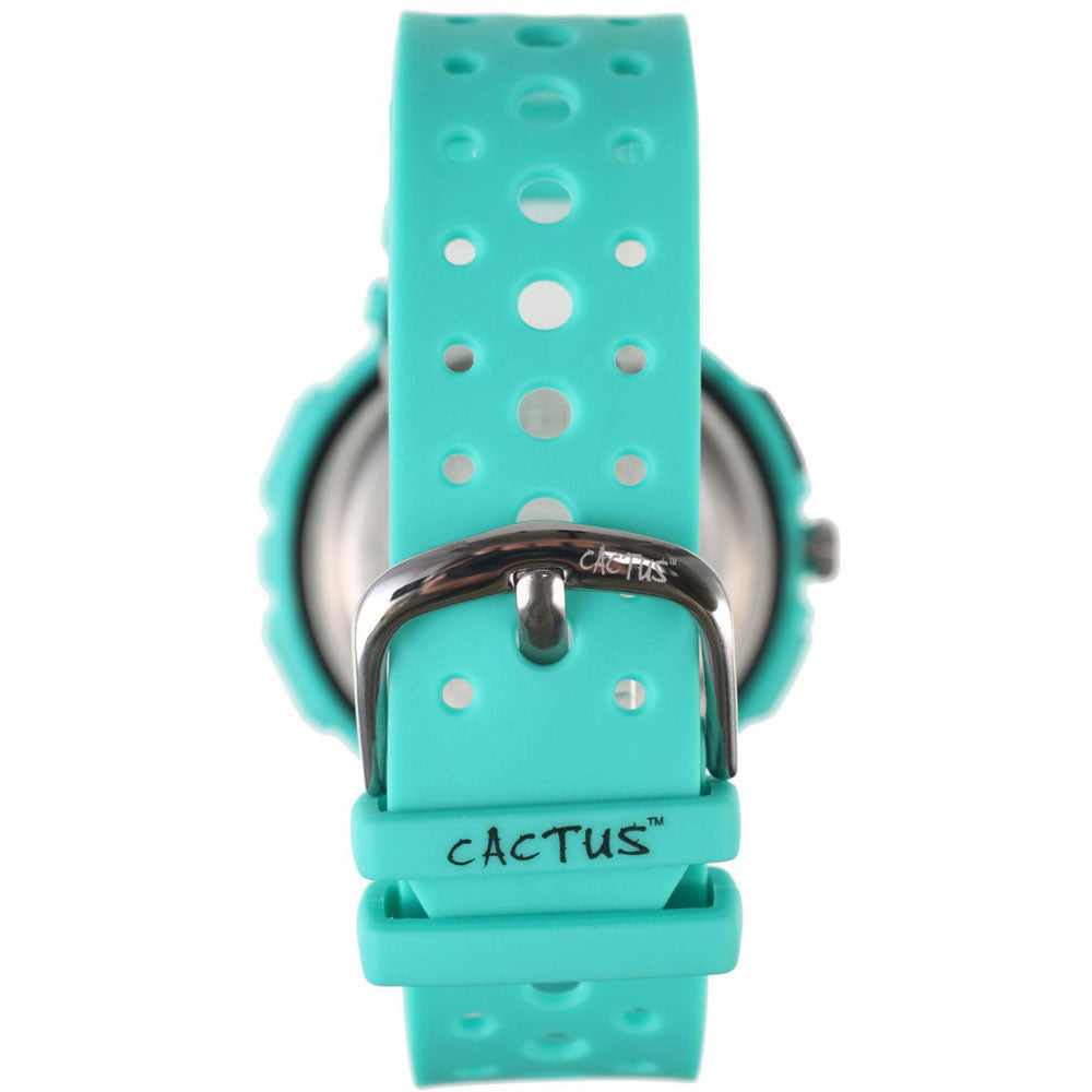 Cactus Aqua Combo Kids AnaDigi Watch back view