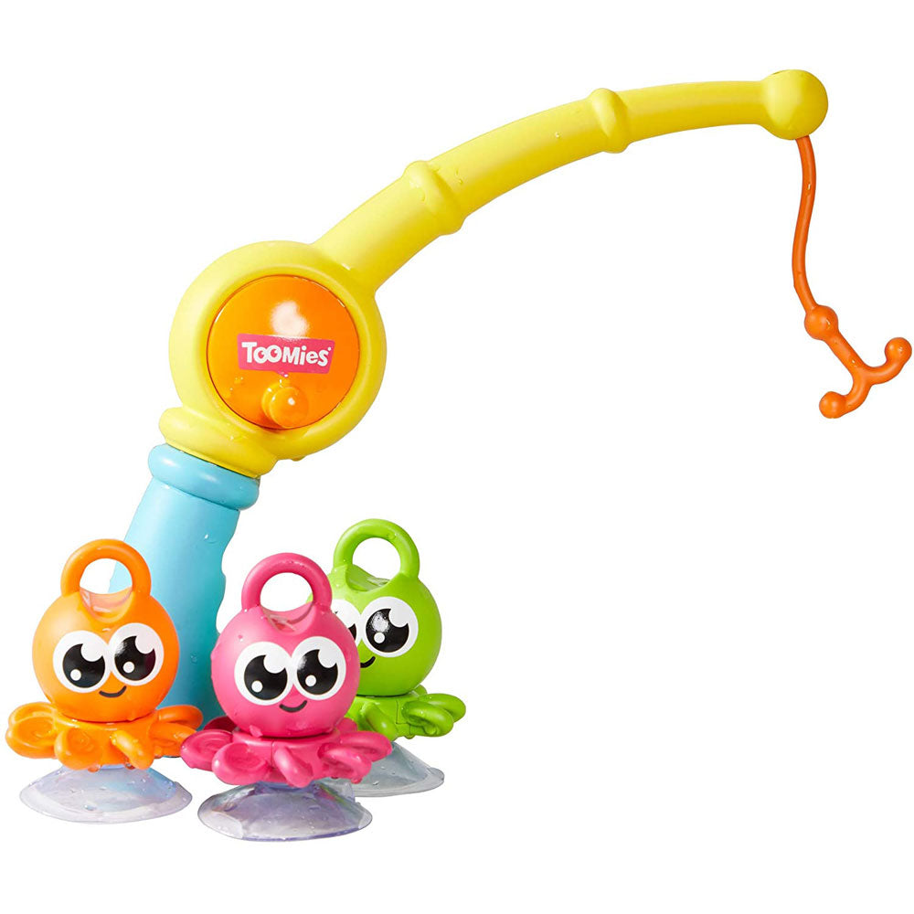 Tomy Toomies Bath Toys Value Pack - Fishing Frenzy & Tubside Tala Octopus