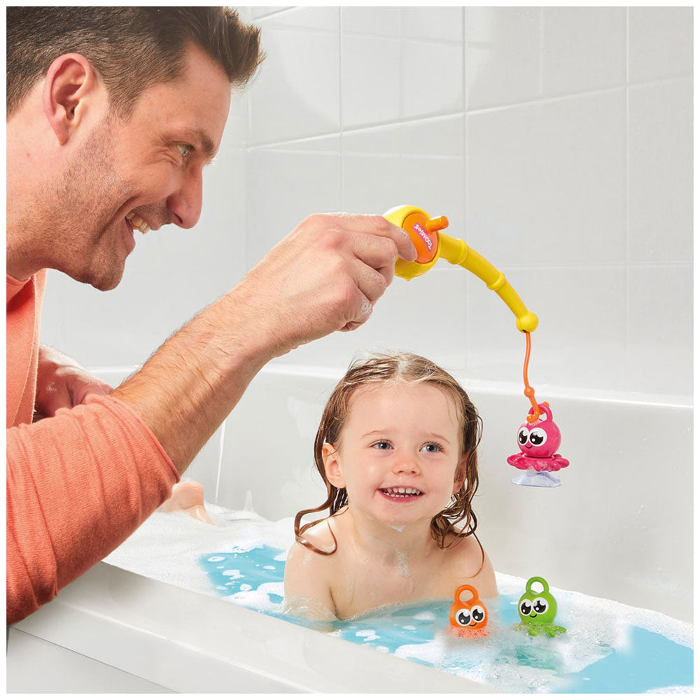 Tomy Toomies Bath Toys Value Pack - Fishing Frenzy & Tubside Tala Octopus