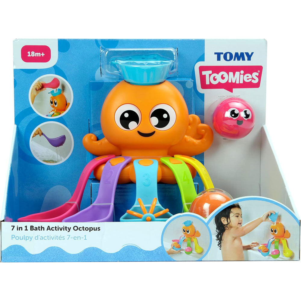 Tomy Toomies Bath Toys Value Pack - Fishing Frenzy & Tubside Tala Octopus
