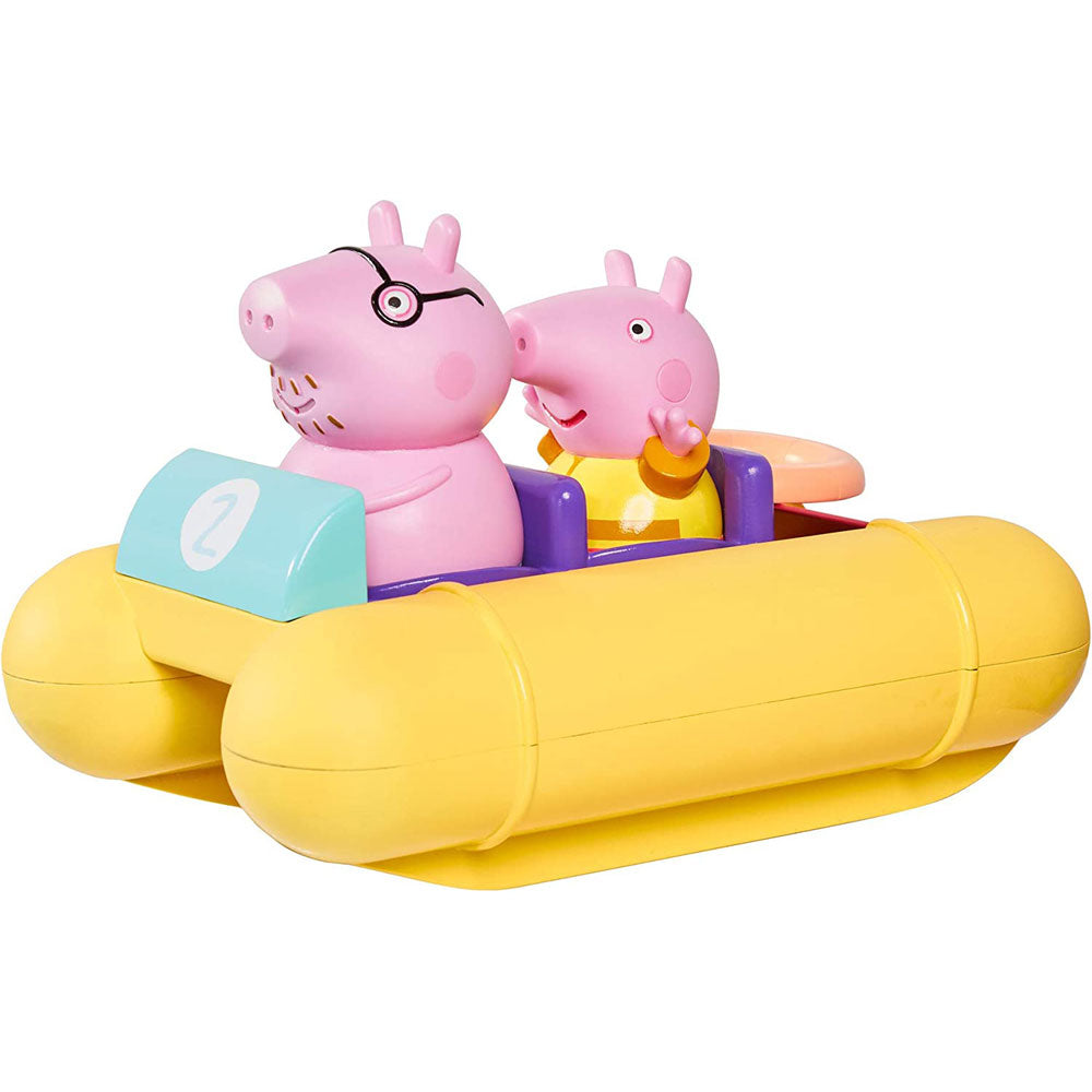 Tomy Peppa Pig Pull & Go Pedalo Boat Bath Toy & FREE Swim Cap