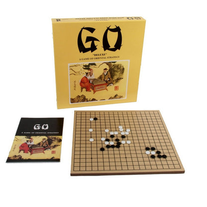 Deluxe Wooden Go Set Oriental Strategy Board Game by John N. Hansen