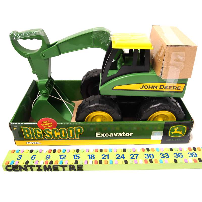 John Deere 38cm Big Scoop Value Pack - Excavator & Dump Truck