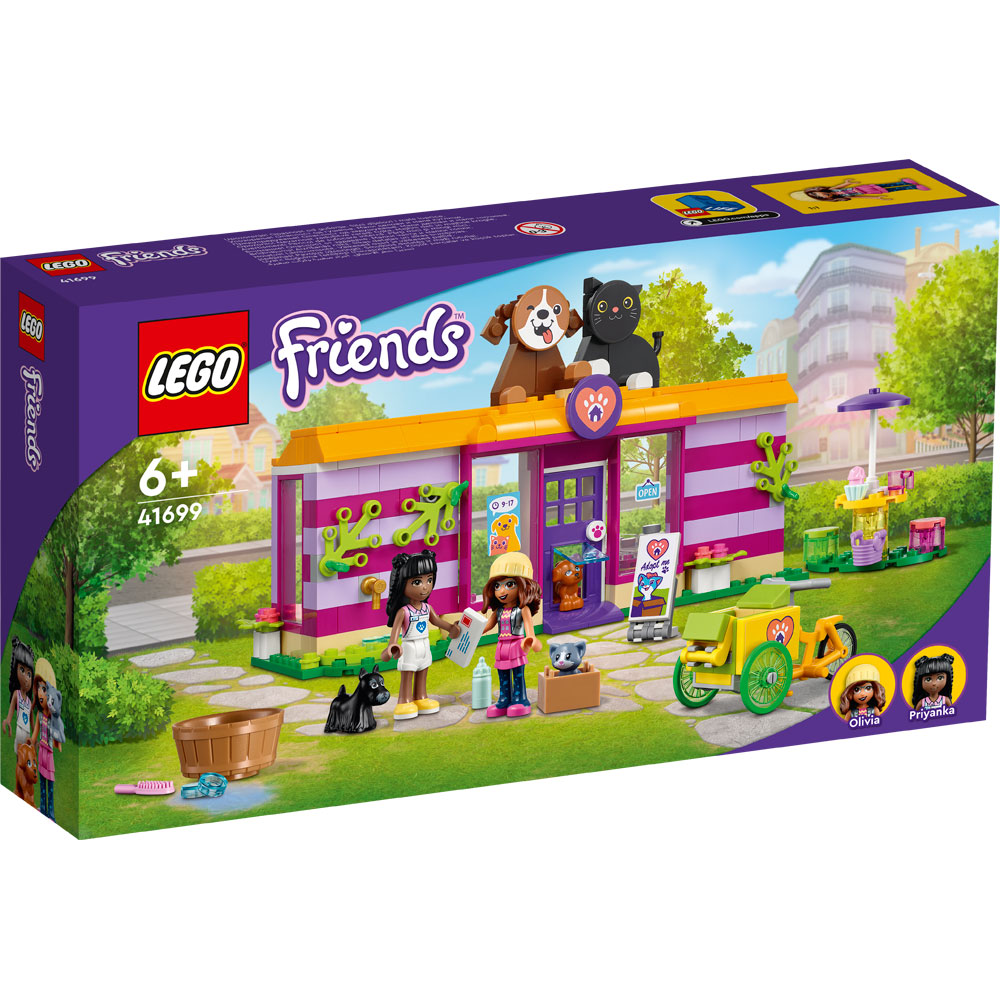 LEGO Friends 41699 Pet Adoption Cafe & FREE 30202 Smoothie Stand