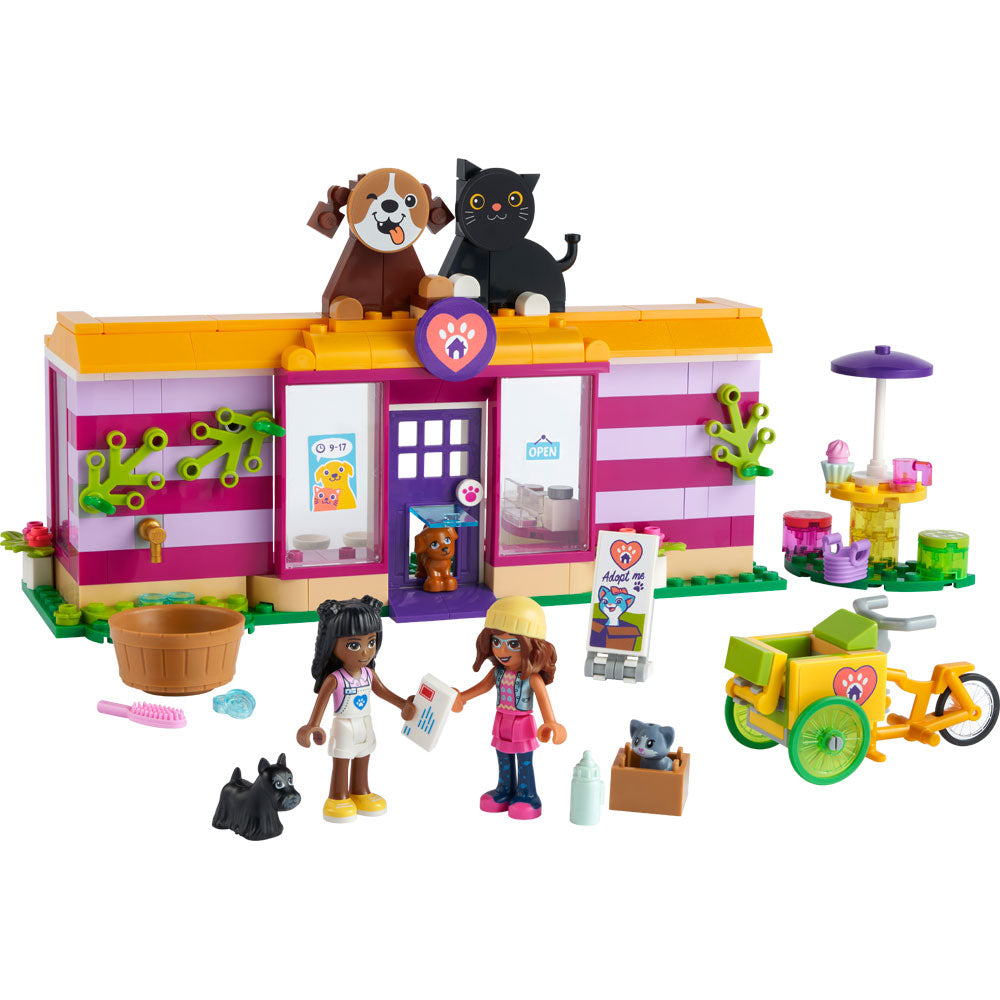 LEGO Friends 41699 Pet Adoption Cafe & FREE 30202 Smoothie Stand