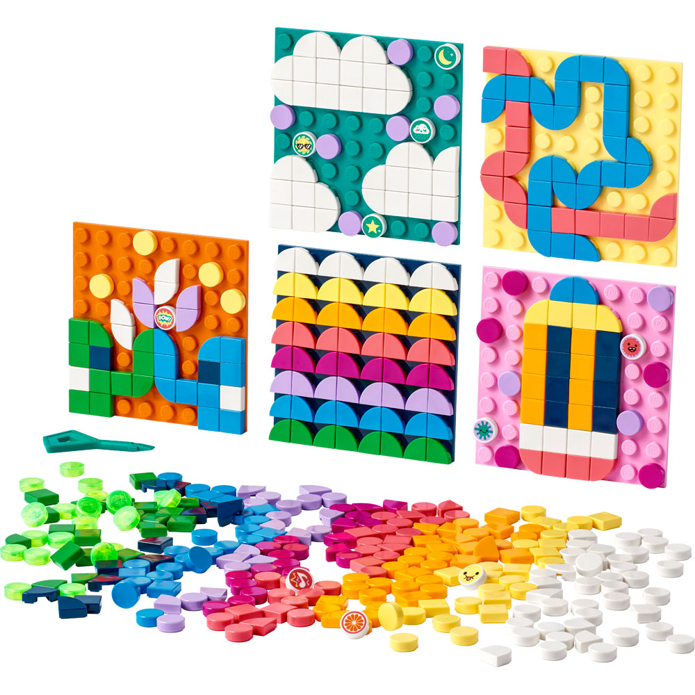 LEGO Value Pack - Classic 11018 Creative Ocean Fun & DOTS 41957 Adhesive Patches Mega Pack