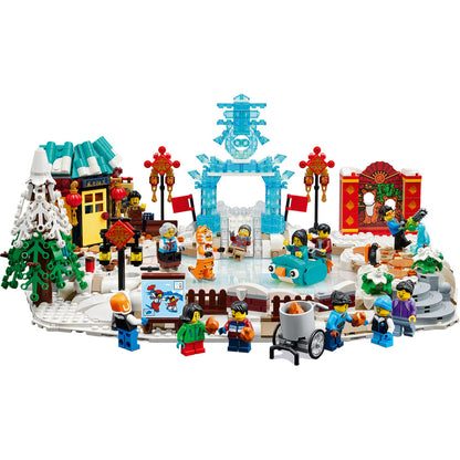LEGO Chinese Festivals Value Pack - 80109 Lunar New Year Ice Festival & 80113 Family Reunion Celebration