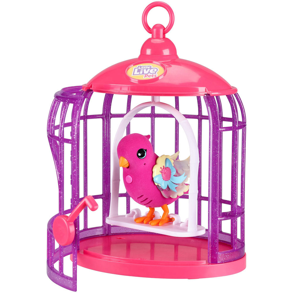 Moose Little Live Pets Lil Bird & Bird Cage Value Pack - Polly Pearl & Tiara Twinkles