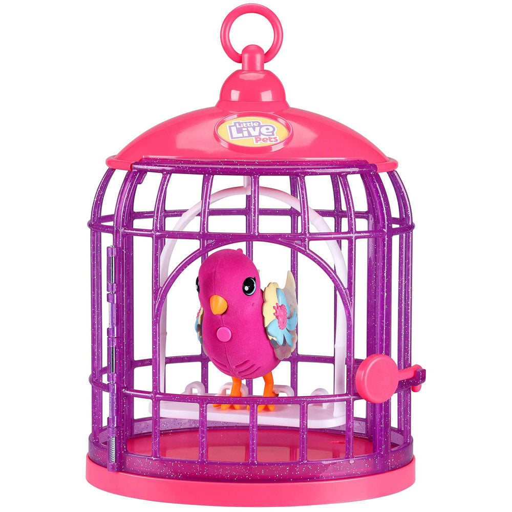 Moose Little Live Pets Lil Bird & Bird Cage Value Pack - Polly Pearl & Tiara Twinkles