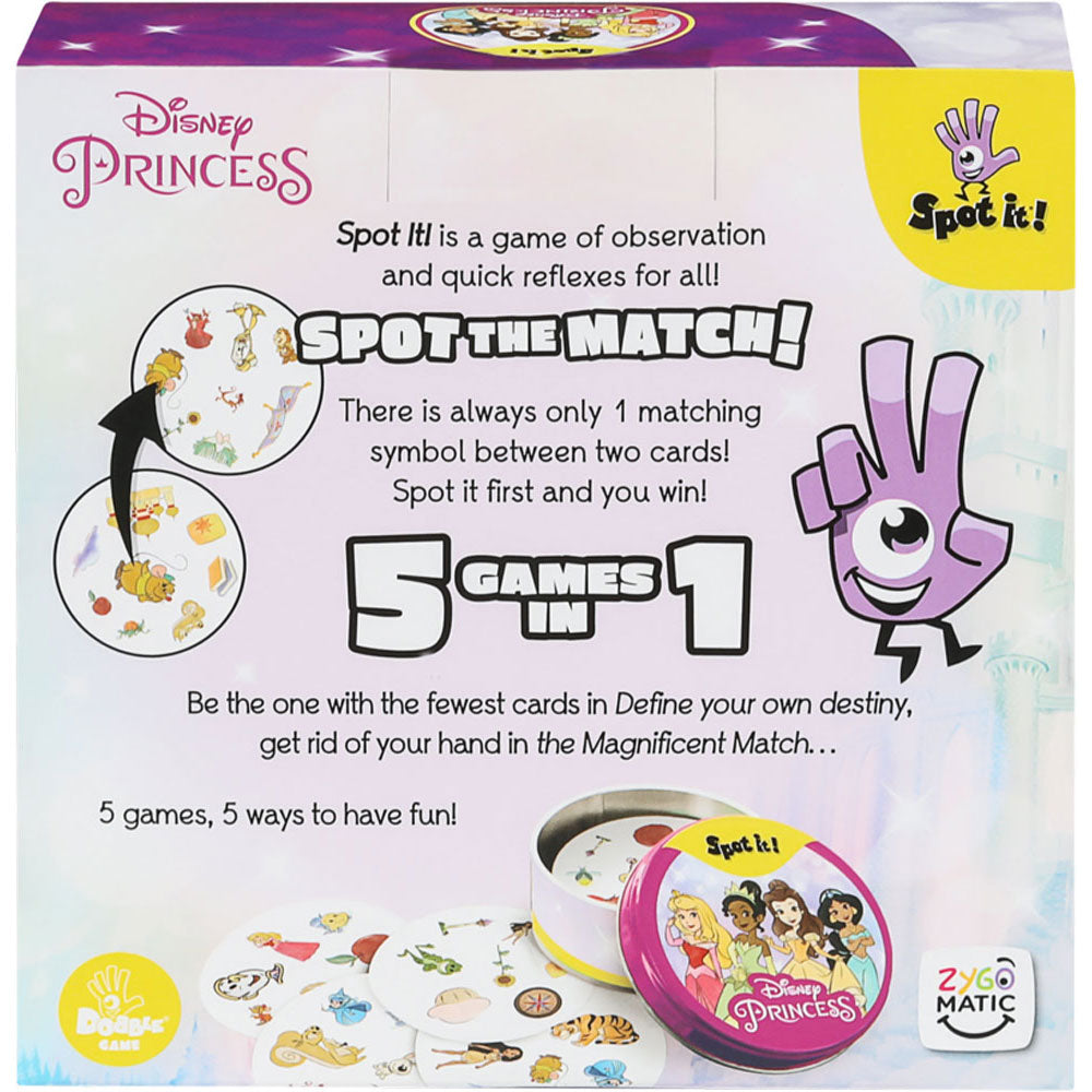 Moose Games Spot It Card Game Value Pack - Disney Princess & Animals