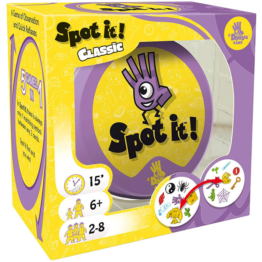 Moose Games Value Pack - Bananagrams Word Game & Spot It Card Game