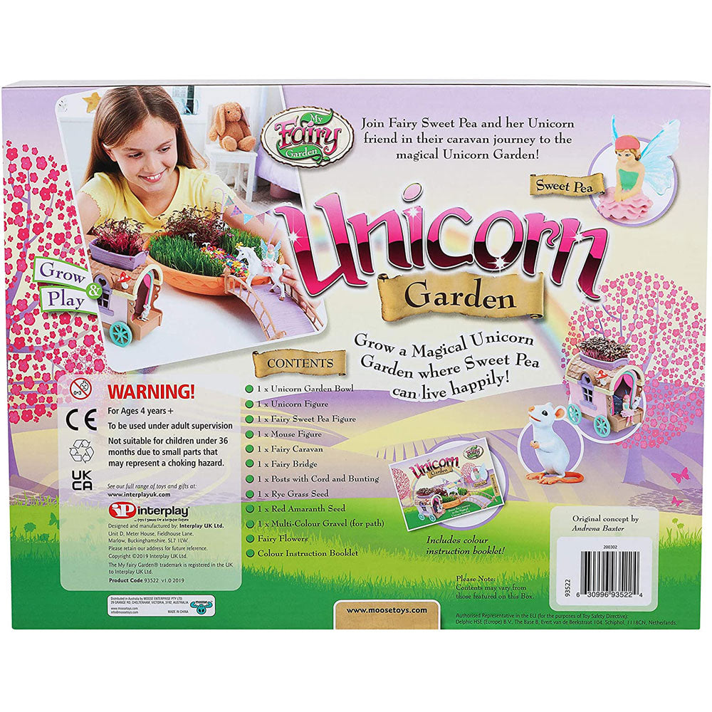 My Fairy Garden Unicorn Garden with Caravan & FREE Frozen Sticker Pack