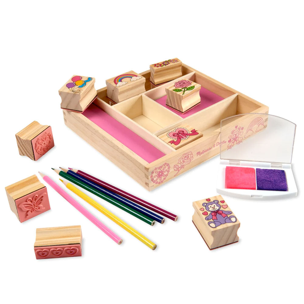 Melissa & Doug Friendship Wooden Stamp Set