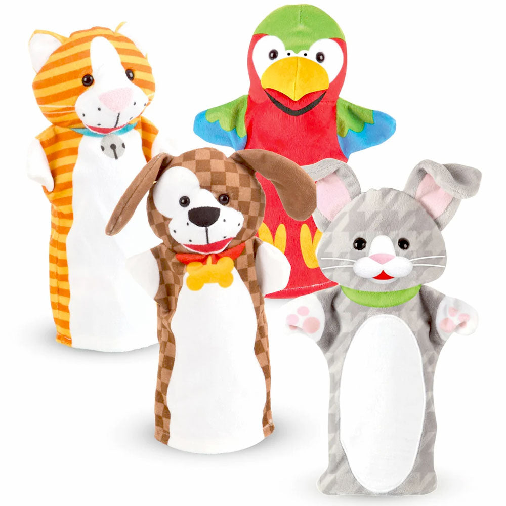 Melissa & Doug Hand Animal Puppets Value Pack - Farm & Pets