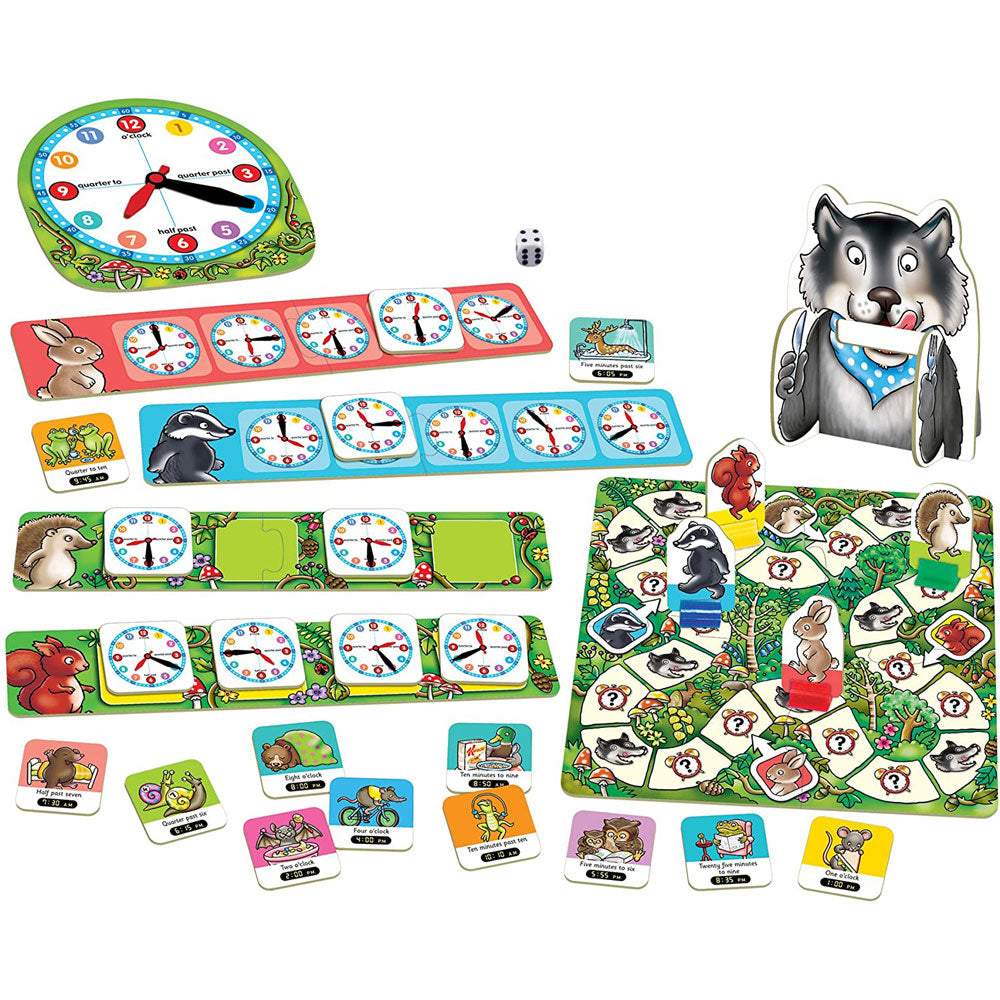 Orchard Toys Games Value Pack - What's the Time, Mr Wolf & Cheeky Monkeys