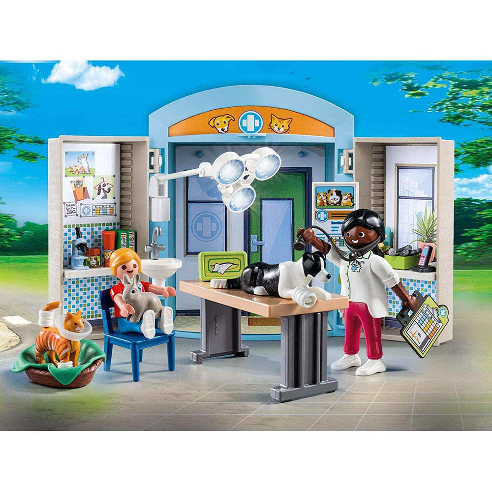 Playmobil City Value Pack - Police Station & Vet Clinic