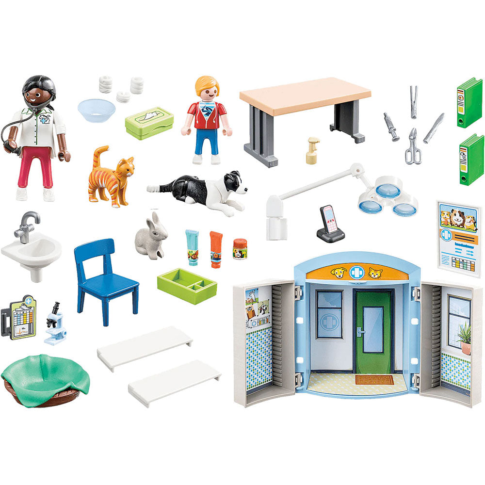Playmobil City Value Pack - Police Station & Vet Clinic