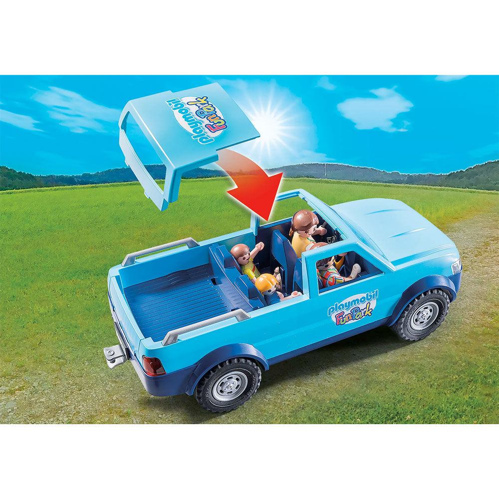 Playmobil Family Fun 9502 Funpark Pickup with Camper