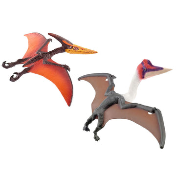 Schleich Pteranodon & Quetzalcoatlus Dinosaurs Animal Figurines Value Pack