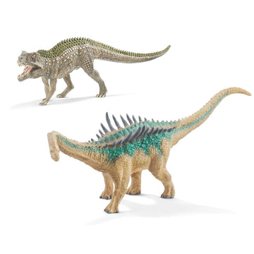 Schleich Dinosaurs Postosuchus & Agustinia Animal Figurines Value Pack