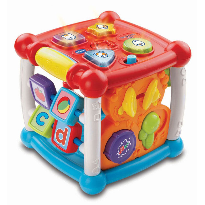 VTech Turn & Learn Cube Educational Toy for babies and toddlers
