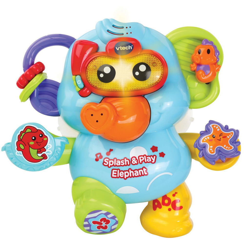 VTech Splash & Play Elephant Bath Toy & FREE Swim Cap