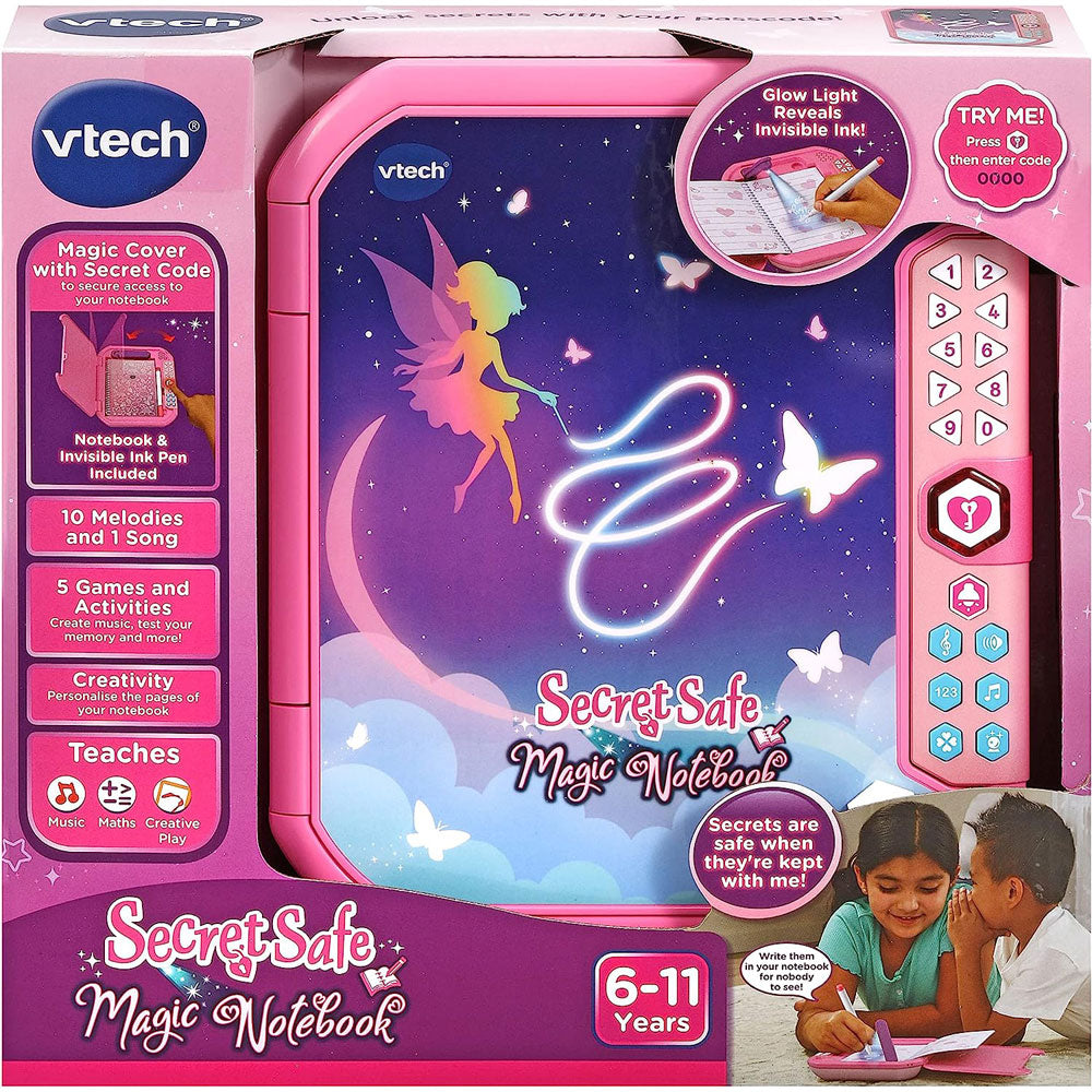 Pink Secret Safe Magic Notebook with Invisible Ink by VTech