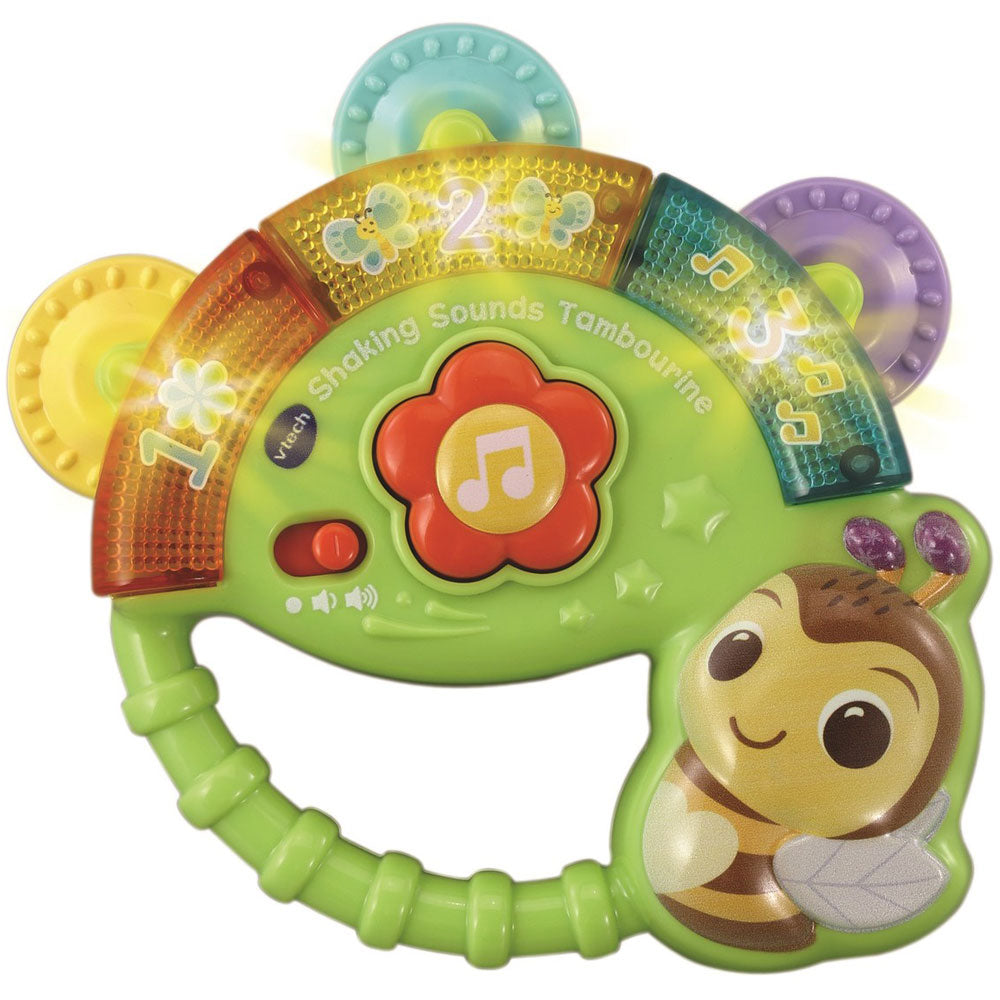 VTech Musical Toys Value Pack - Tummy Time Piano & Shaking Sounds Tambourine