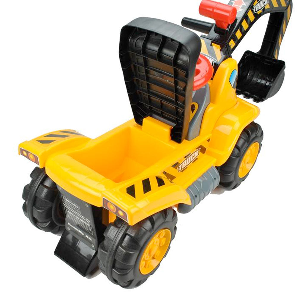 Aussie Baby Kids Excavator Digger Ride-On Toy Truck with Sound