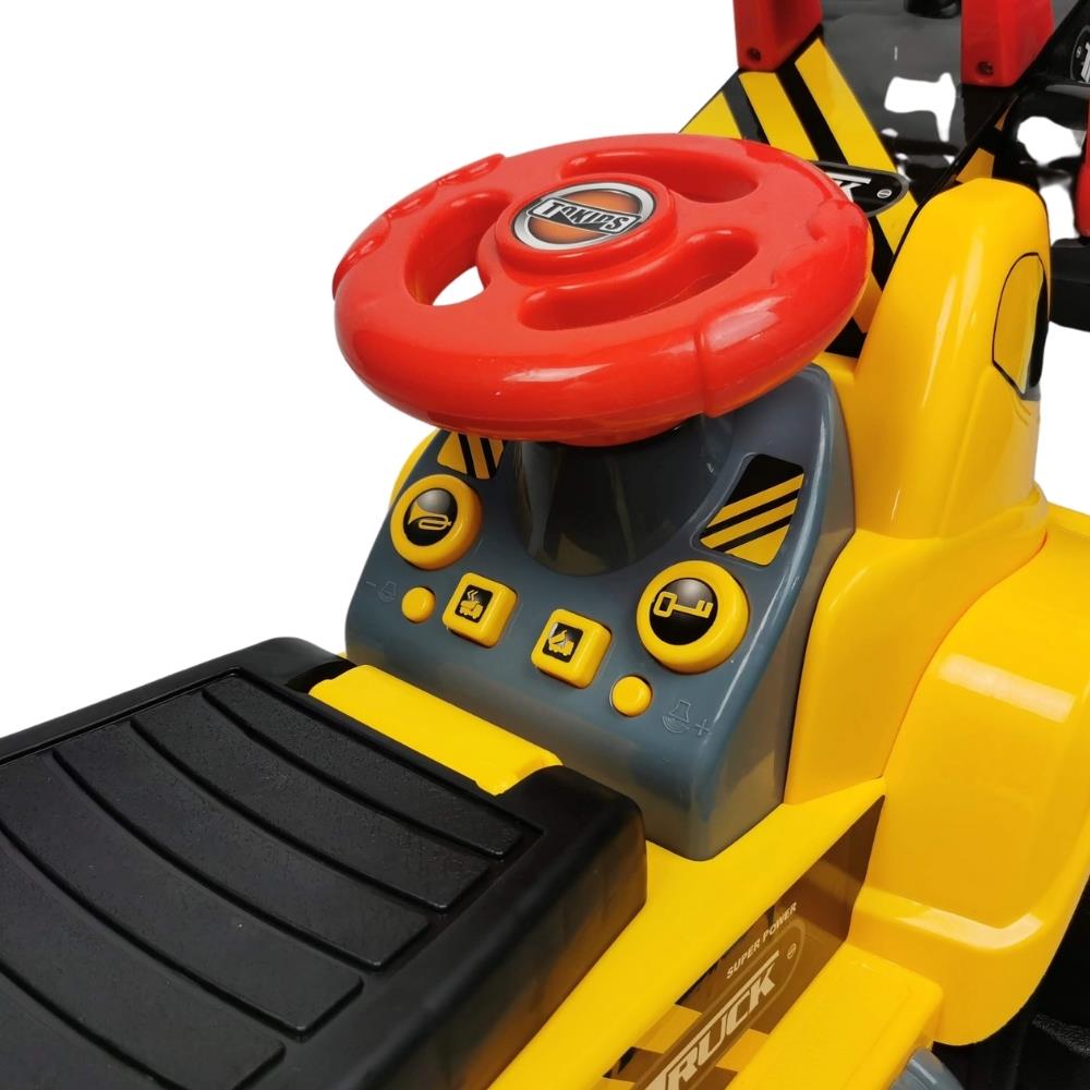 Aussie Baby Kids Bulldozer Digger Ride-On Toy Truck with Sound
