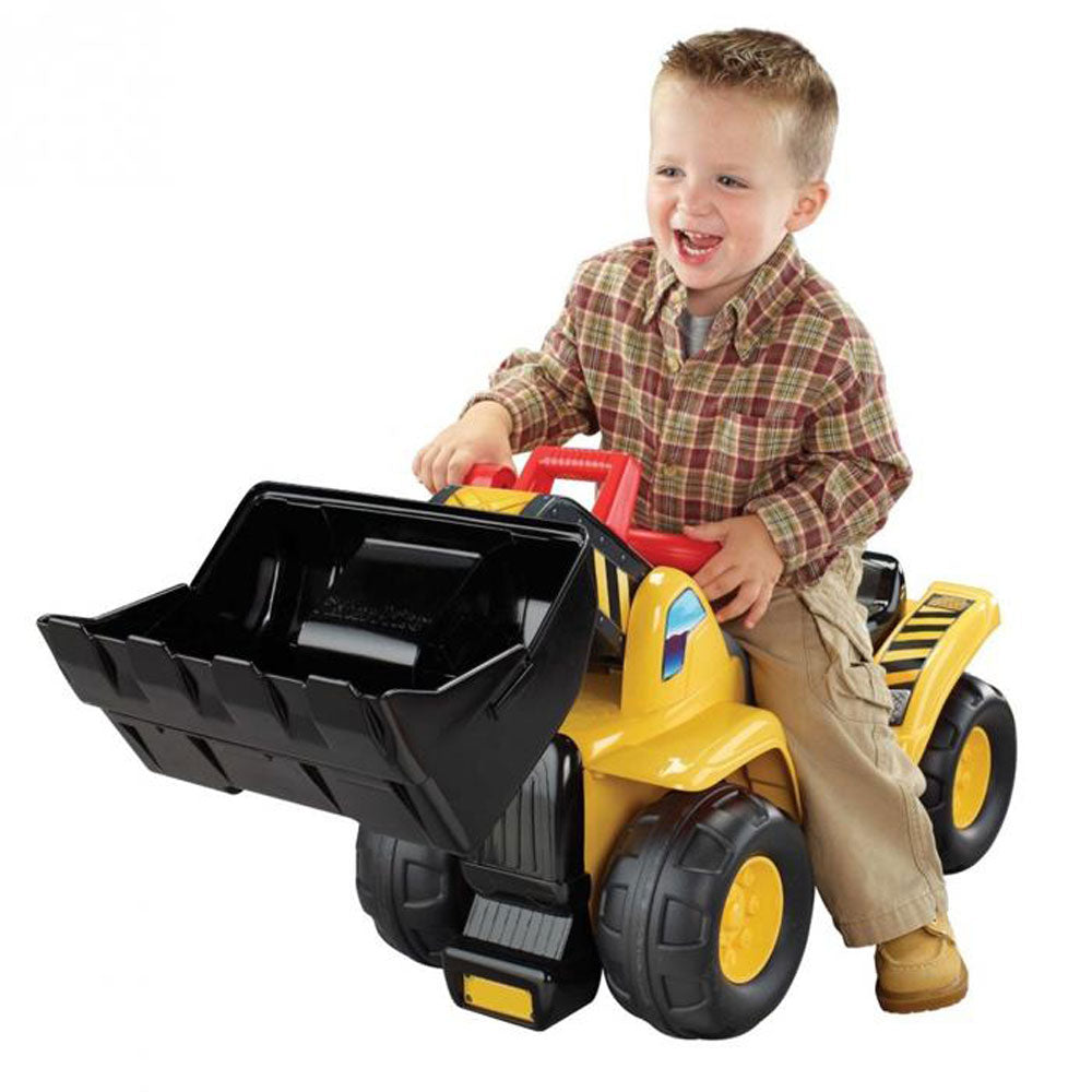 Aussie Baby Kids Bulldozer Digger Ride-On Toy Truck with Sound