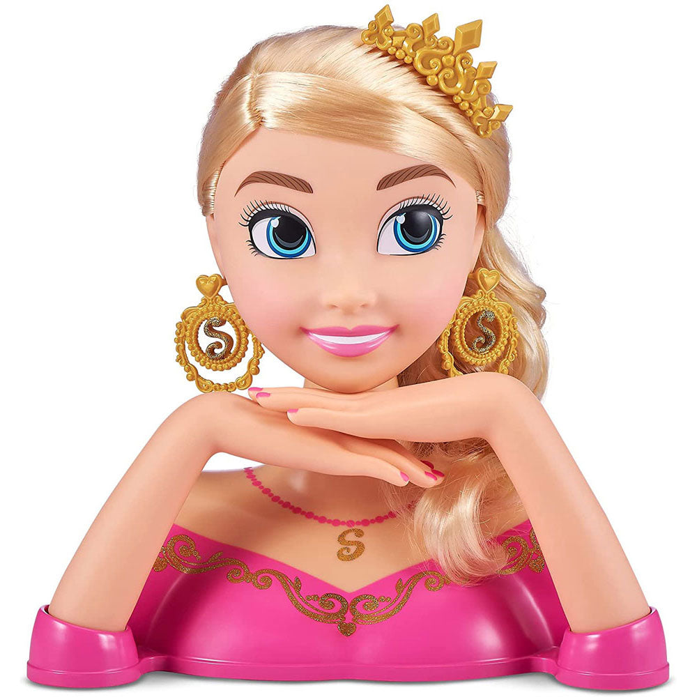 Zuru Sparkle Girlz Styling Doll Head with Fantasy Nail Design