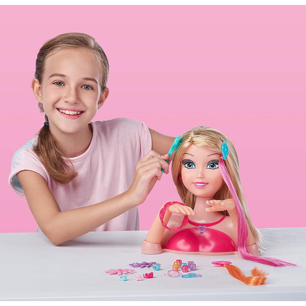 Zuru Sparkle Girlz Styling Doll Head with Fantasy Nail Design