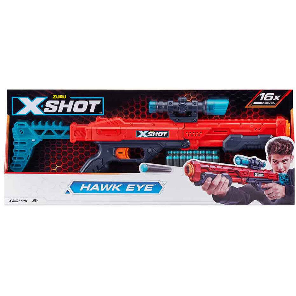 Zuru X-Shot Excel Hawk Eye Dart Shooter with 16 Darts