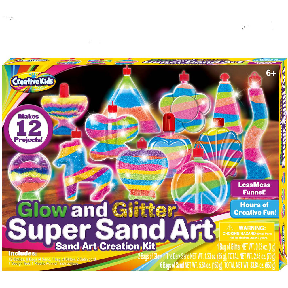 Creative Kids Glow & Glitter Sand Art