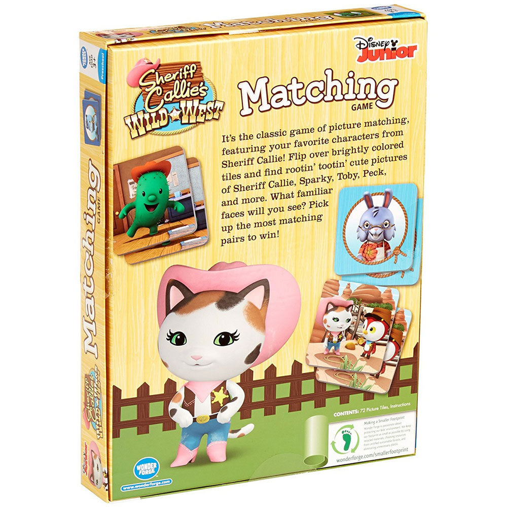 Disney Junior Sheriff Callie's Wild West Matching Game