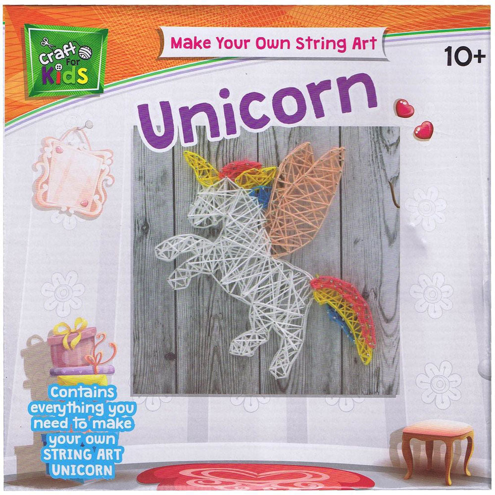 Craft for Kids Make Your Own String Art Value Pack: Unicorn + Flamingo
