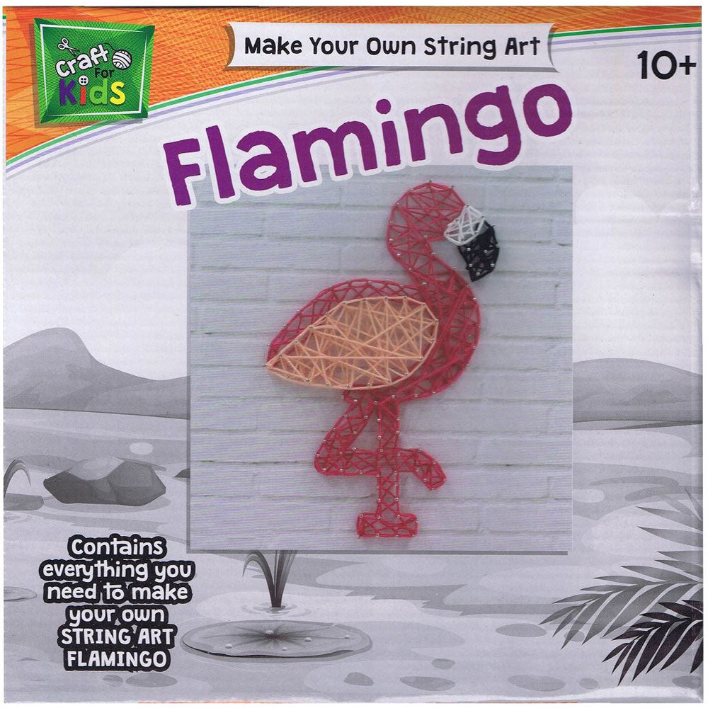 Craft for Kids Make Your Own String Art Value Pack: Unicorn + Flamingo