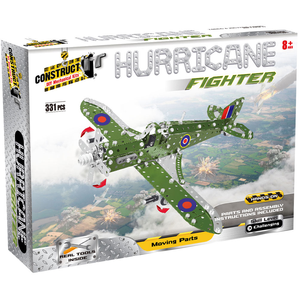 Construct-It DIY Mechanical Kits - Hurricane Fighter