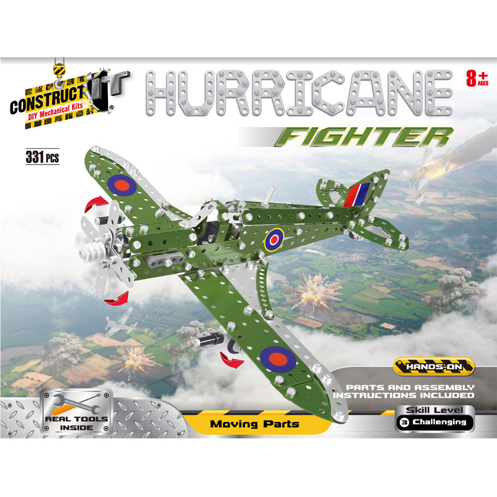 Construct-It DIY Mechanical Kits - Hurricane Fighter