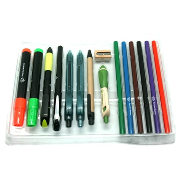 Green Tree 15 piece Eco-Friendly Stationery Set