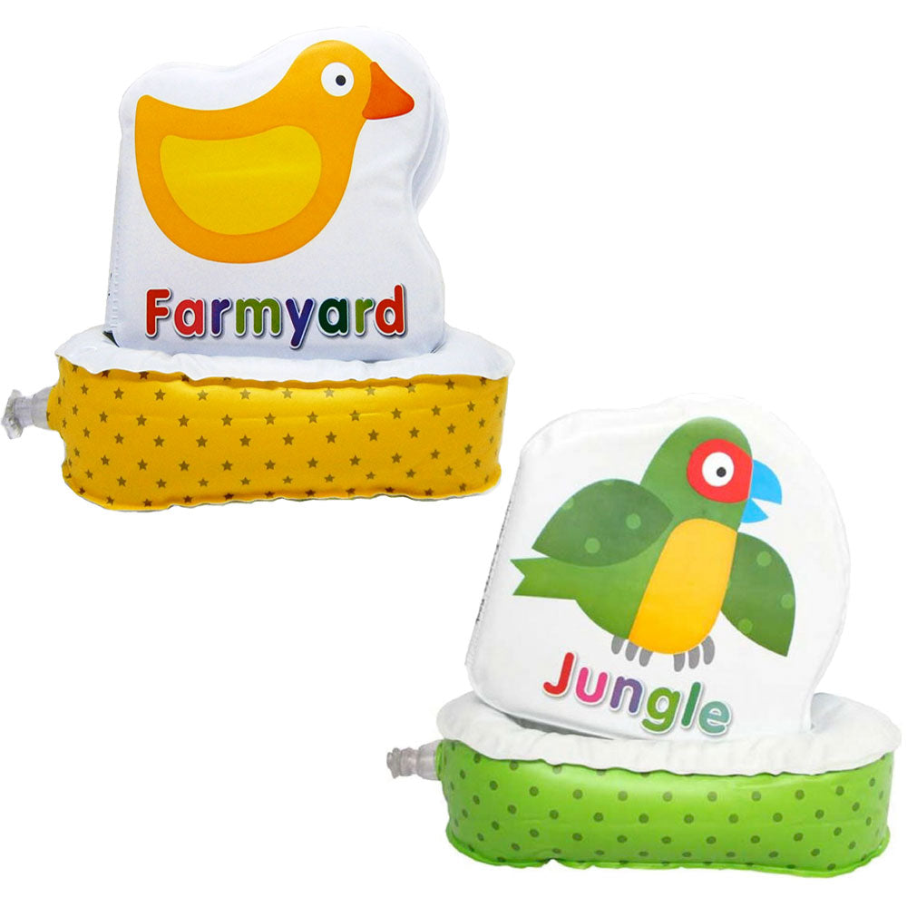 Floatee Bath Book Value Pack: Farm Yard + Jungle