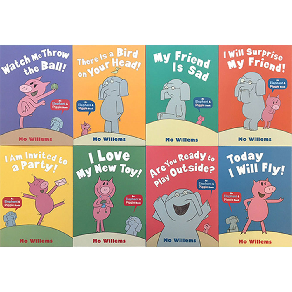 Elephant and Piggie 8 Book Set