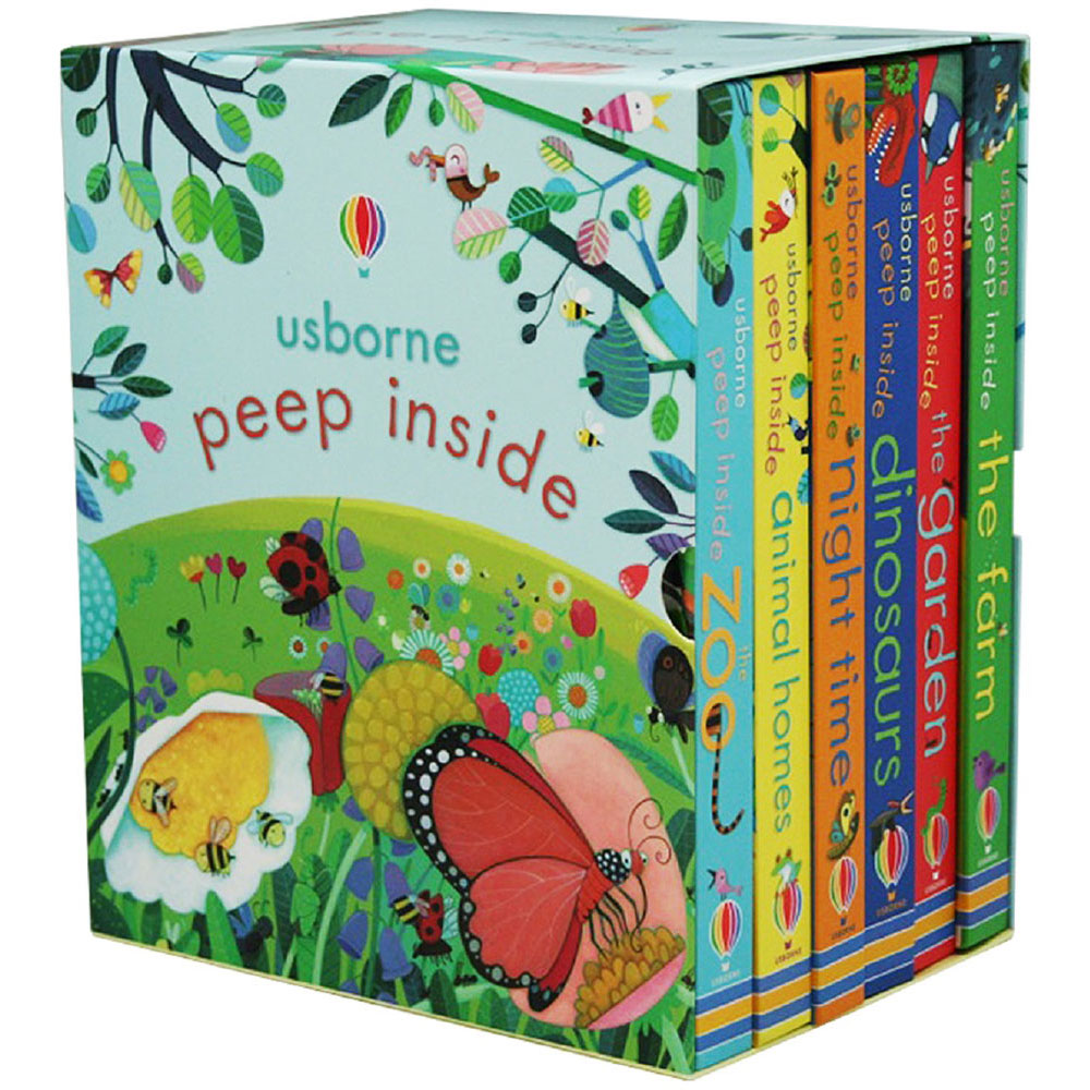 Usborne Peep Inside 6 Book Box Set