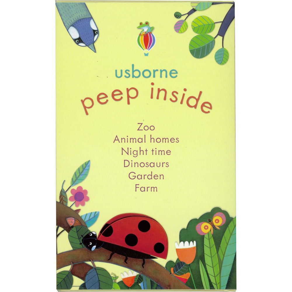 Usborne Peep Inside 6 Book Box Set