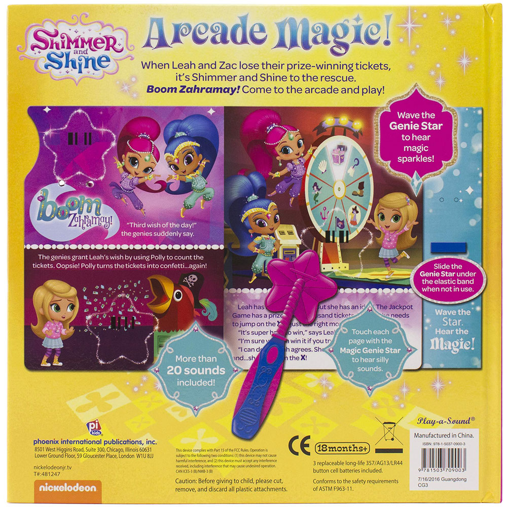 Shimmer And Shine Arcade Magic Book with Magic Wand