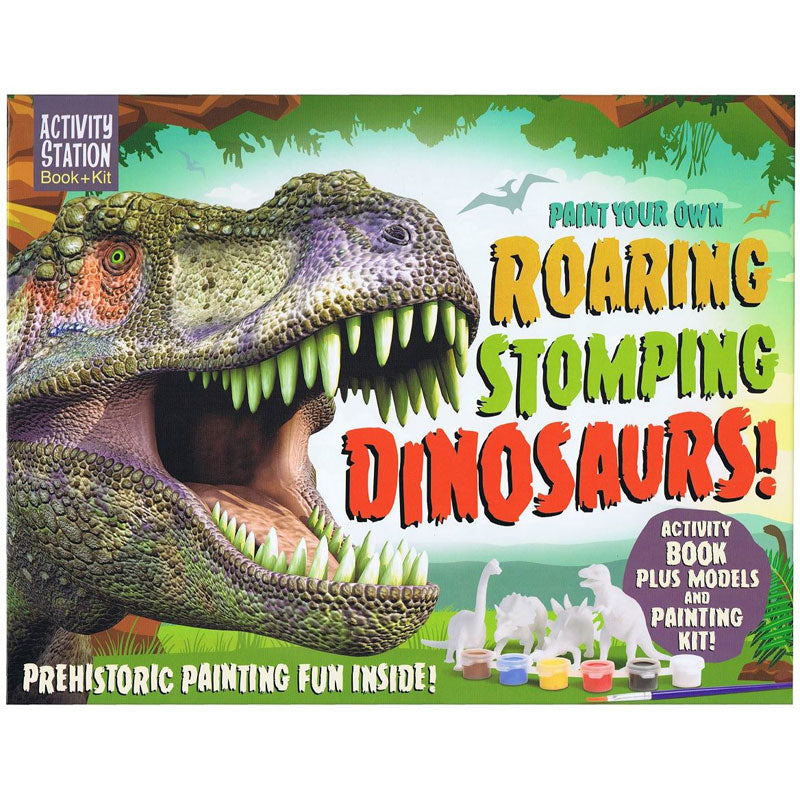 Top That Paint Your Own Roaring Stomping Dinosaurs Activity Station Book + Kit